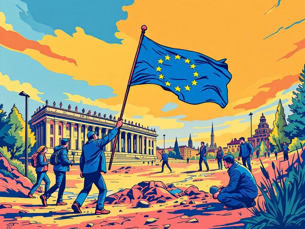 Europees Parlement plant vlag in Moldavië en stuurt krachtig signaal naar Rusland