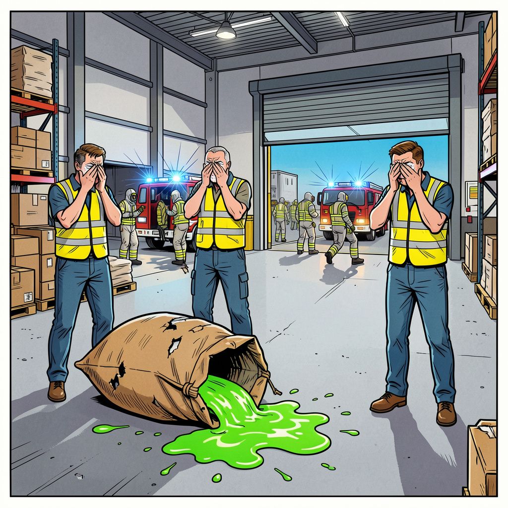 Lekkend pesticide zorgt voor grote schrik bij distributiecentrum in Venlo.