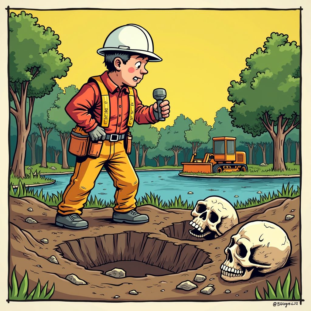 Bouwvakker Achmed graaft per ongeluk historische begraafplaats op in hartje Amsterdam