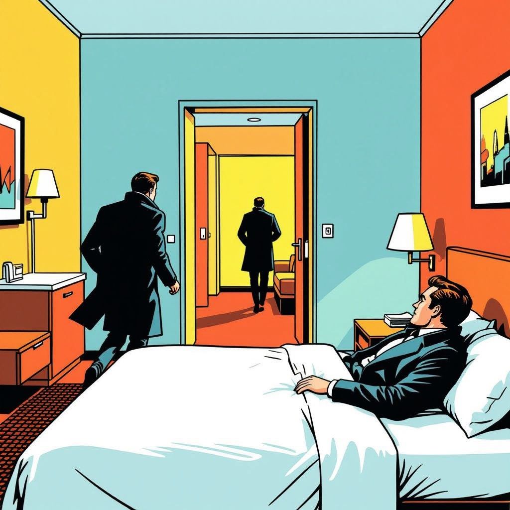 Een Nederlandse man is gewurgd in een Duits hotel en de politie zoekt zijn mysterieuze reisgenoot.