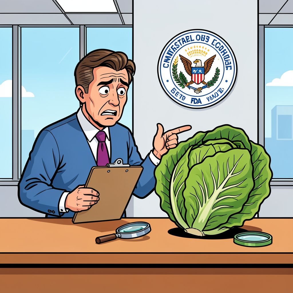 De Amerikaanse voedselwaakhond FDA blunderde met een valse test over besmette ijsbergsla.