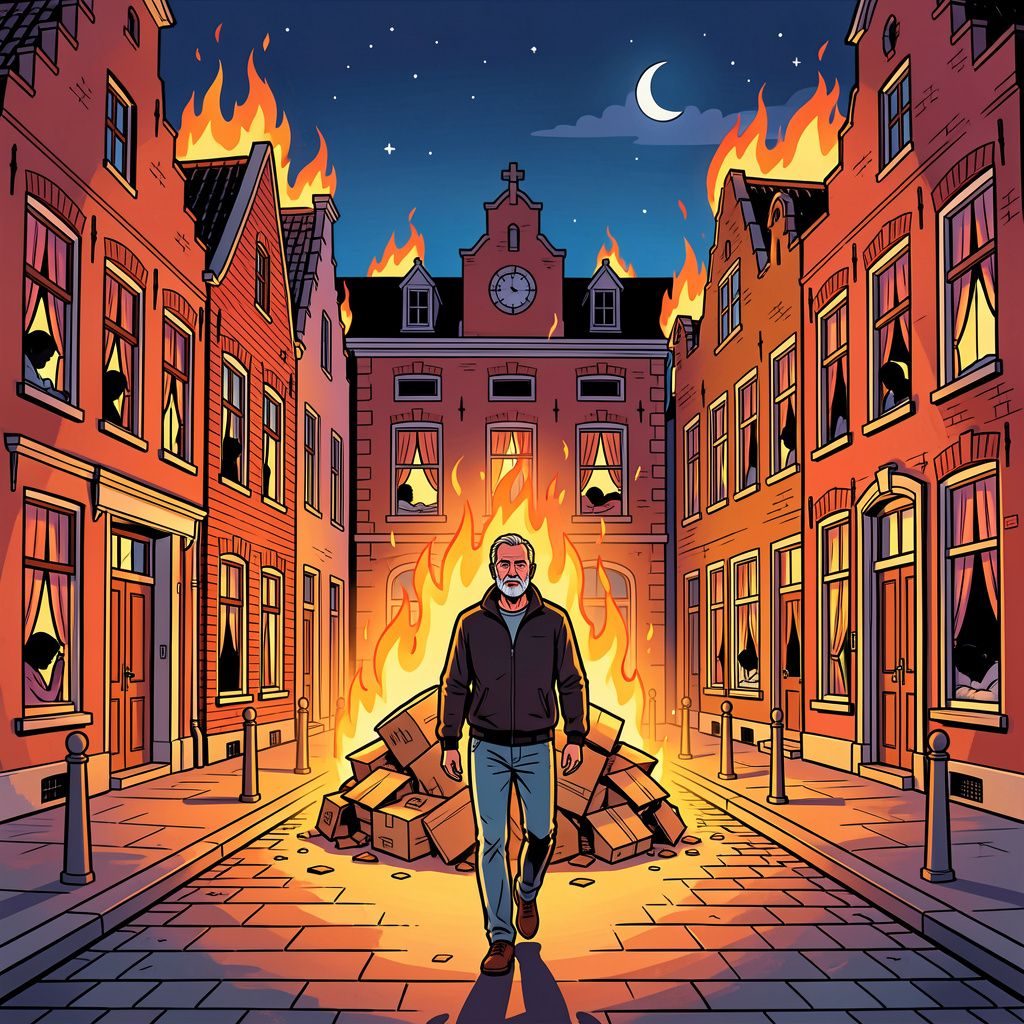 OM vindt vier jaar cel te weinig voor brandstichter die Arnhem in vlammen zette