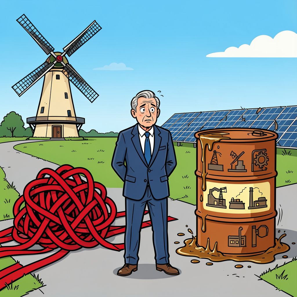 Het Nederlandse klimaatbeleid zit muurvast en we blijven verslaafd aan buitenlandse olie.
