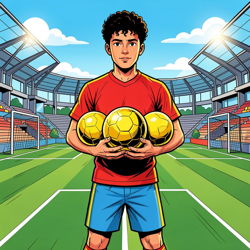 Spaanse tiener Lamine Yamal schrijft vanavond voetbalgeschiedenis met een unieke hattrick.