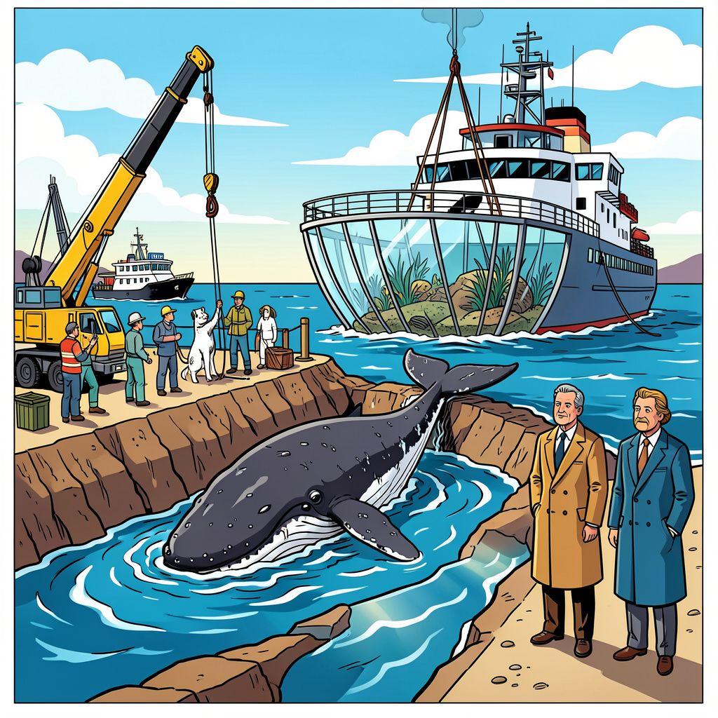 Bultrug Timmy krijgt laatste kans met spectaculair reddingsschip dat lijkt op gigantisch aquarium