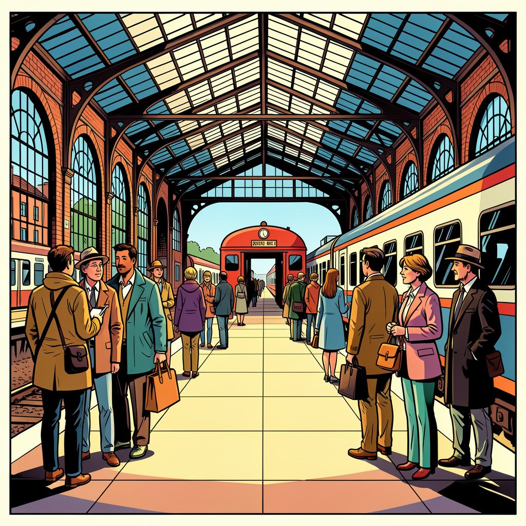 Station Schiedam bracht reizigers vroeger onder een Rotterdamse dekmantel rechtstreeks naar Europa.