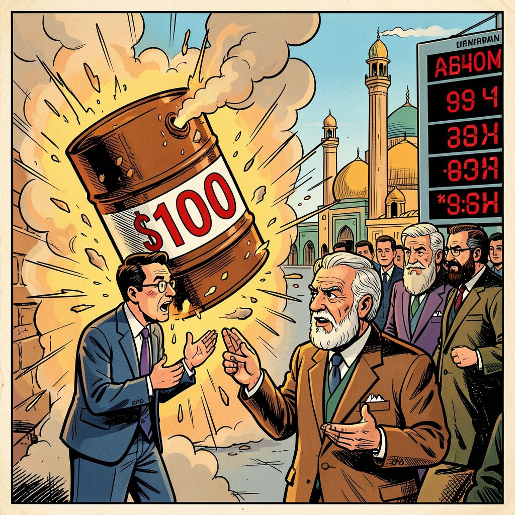 Amerikaanse olie breekt door 100 dollar grens na dramatisch mislukken Iran-gesprekken