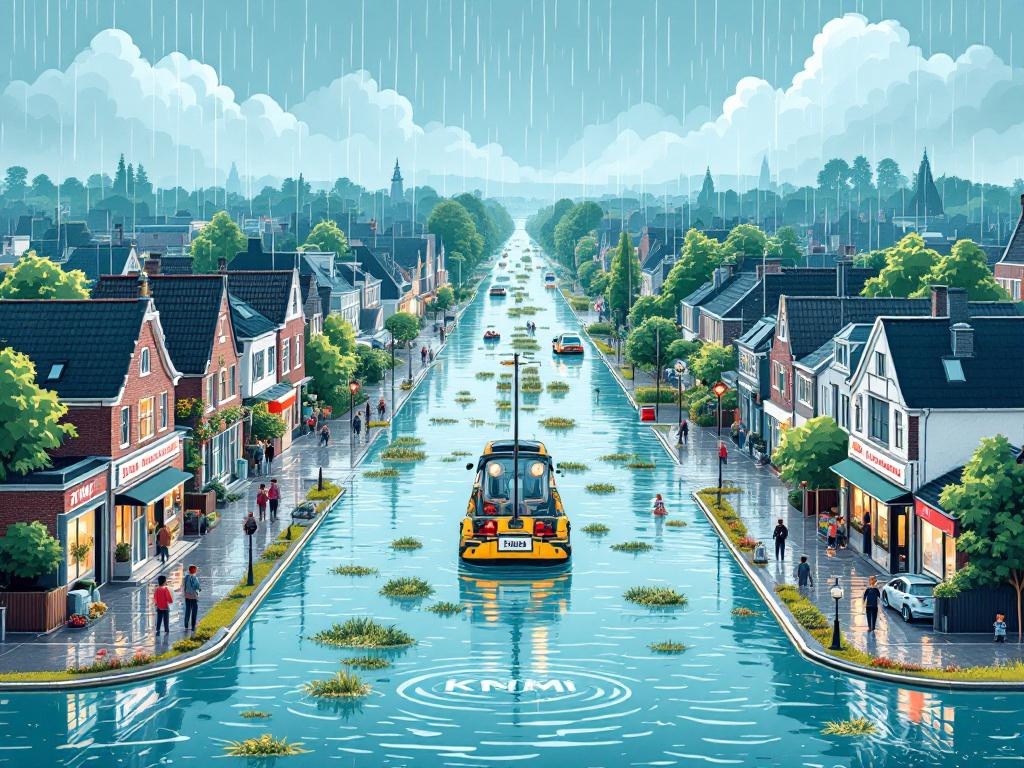 Noordelijke provincies op scherp: code geel voor wateroverlast