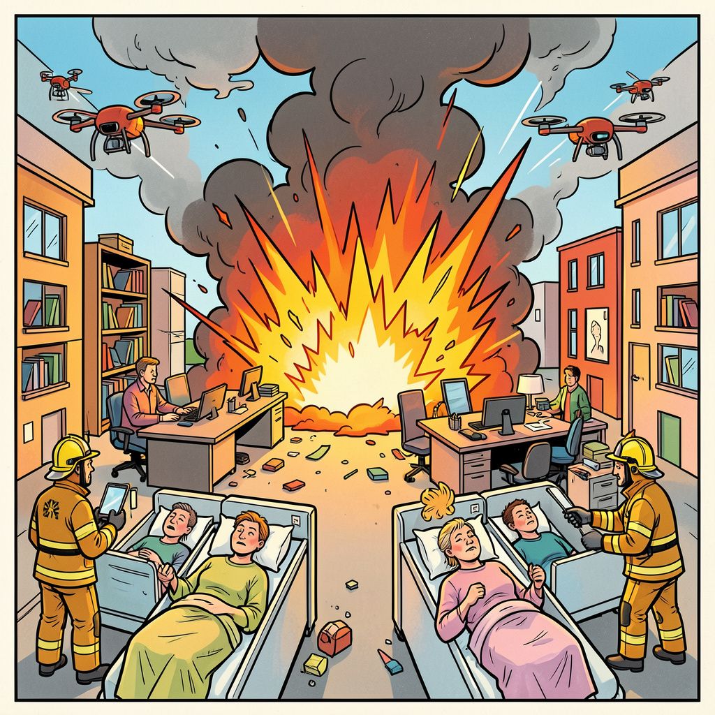 Negentig psychiatrische patiënten geëvacueerd na grote brand bij GGZ-instelling in Halsteren