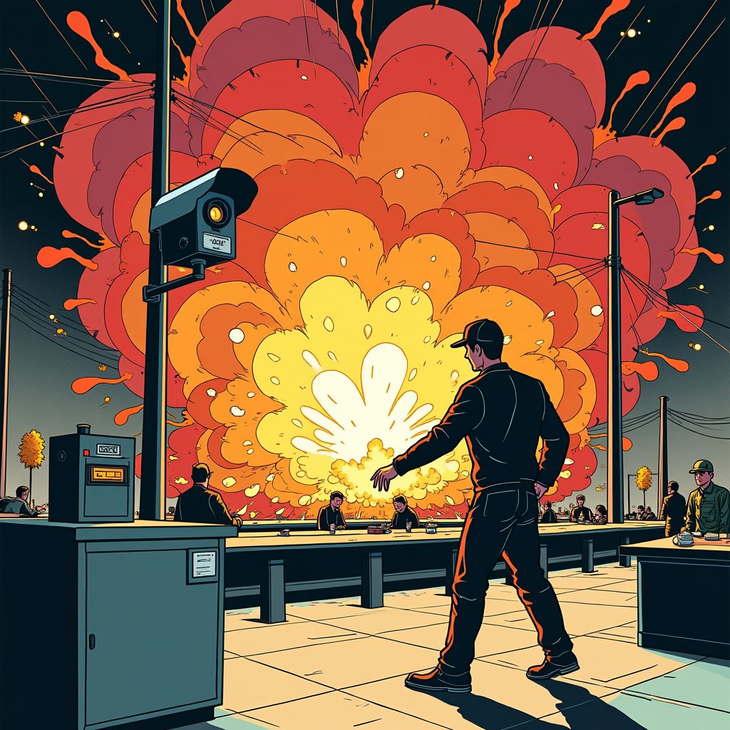 Sushizaak Mesi Sushi op Kruisstraat getroffen door explosief met camerabeelden van dader