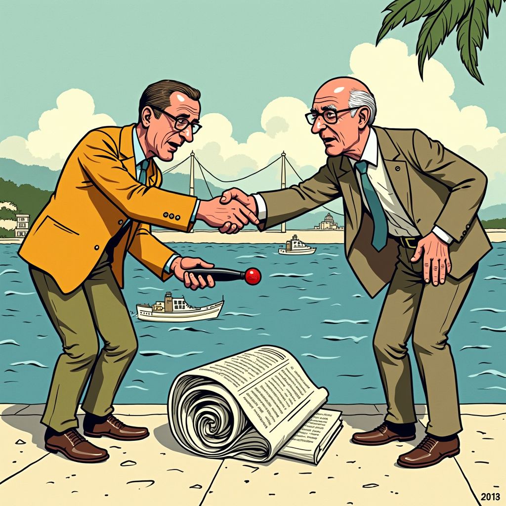 Geld verstopt in kranten en tekeningen: zo kocht VolkerWessels een brug op Sint-Maarten