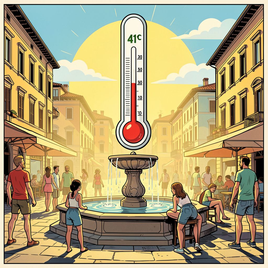Italië zweet onder extreme hittegolf met code rood in 25 grote steden.