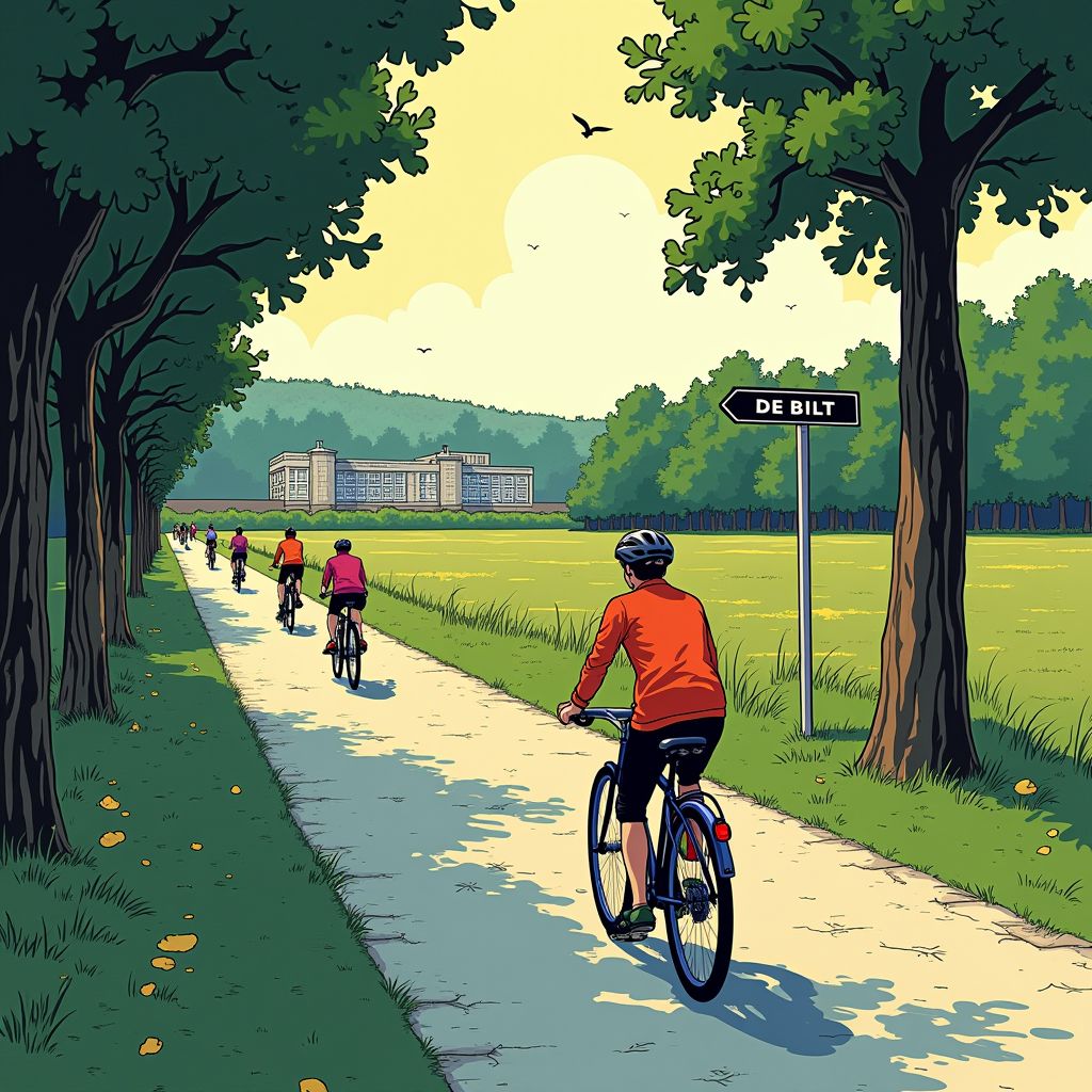 De Bilt laat duizenden fietsers in het donker fietsen naar Utrecht Science Park