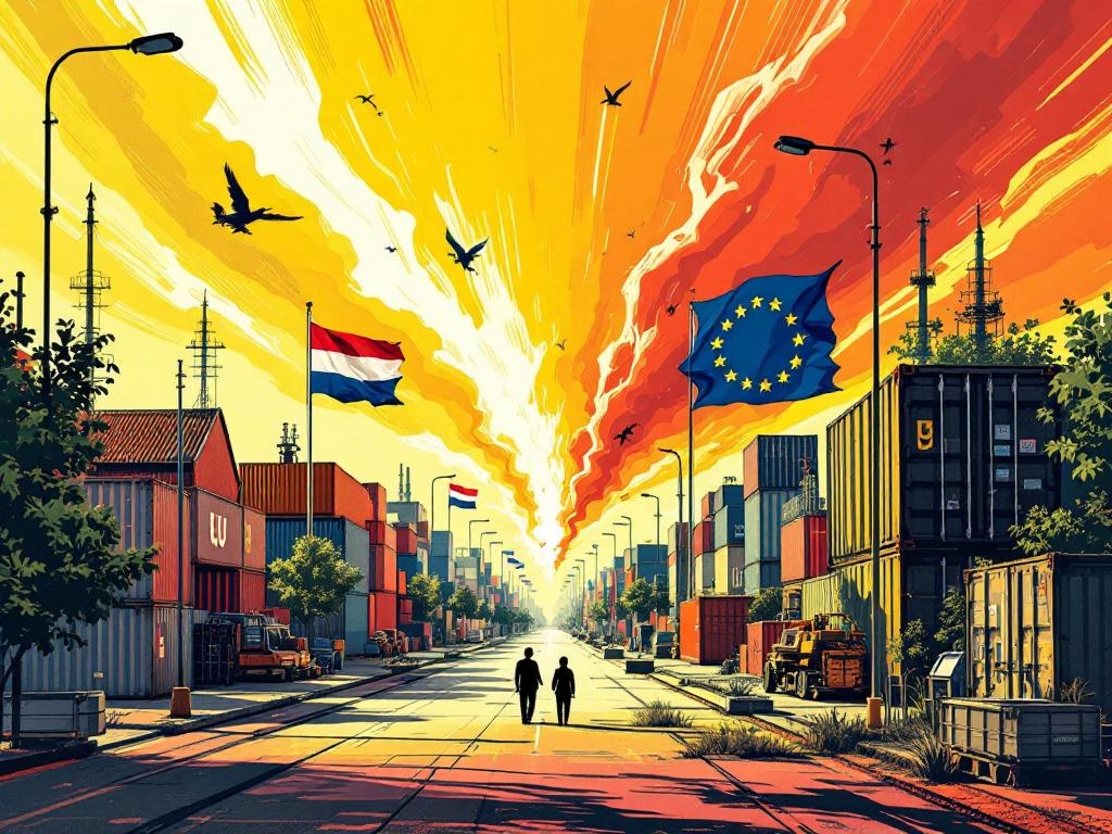 Handelsoorlog drukt Nederlandse economie: spanning tussen VS en EU escaleert