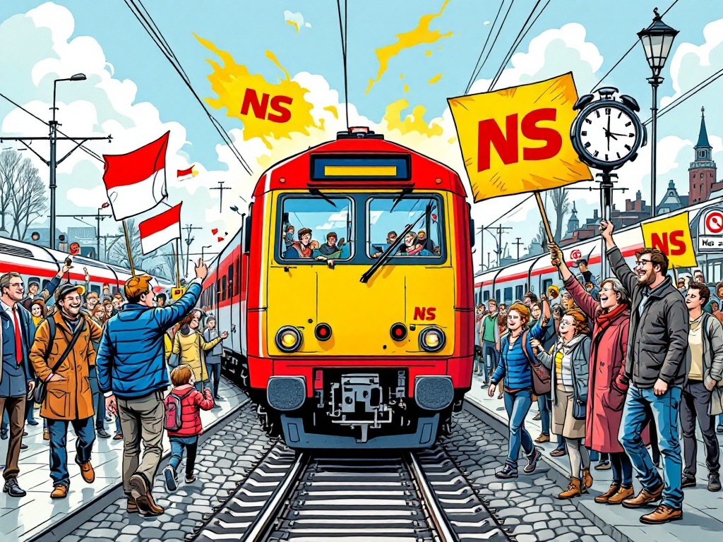 Spoorstakingen verleden tijd: NS en vakbonden bereiken eindelijk cao-akkoord