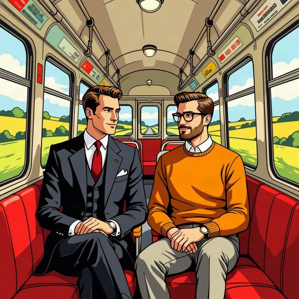 Philip Freriks en Maarten van Rossem herrijzen samen in een rammelende treinwagon dwars door Europa.
