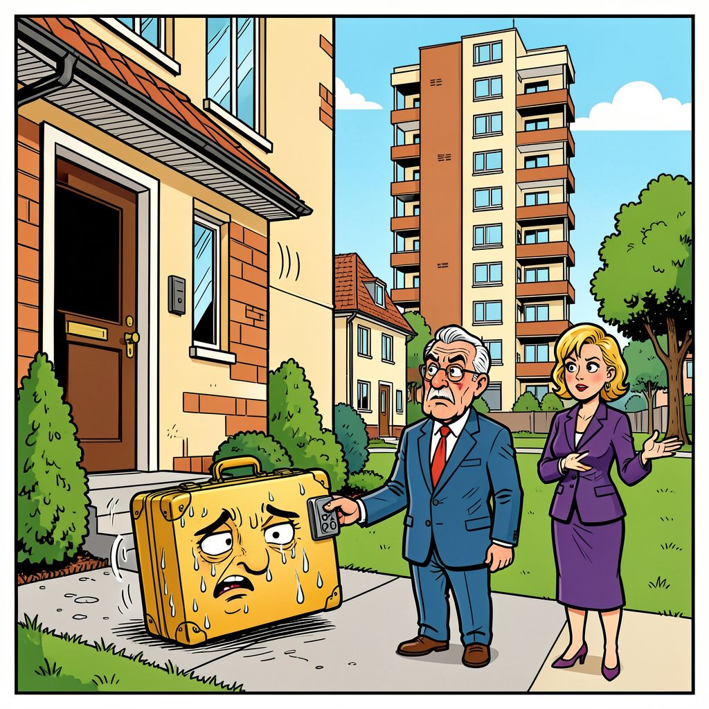 De gouden koffer van Miljoenenjacht lijkt last te hebben van hoogtevrees.