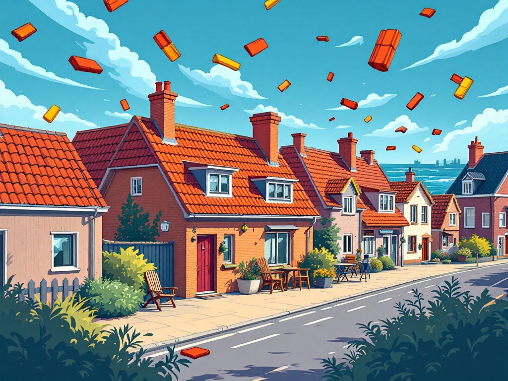 Windstoten teisteren Zuid-Holland: Pas op voor rondvliegende voorwerpen!