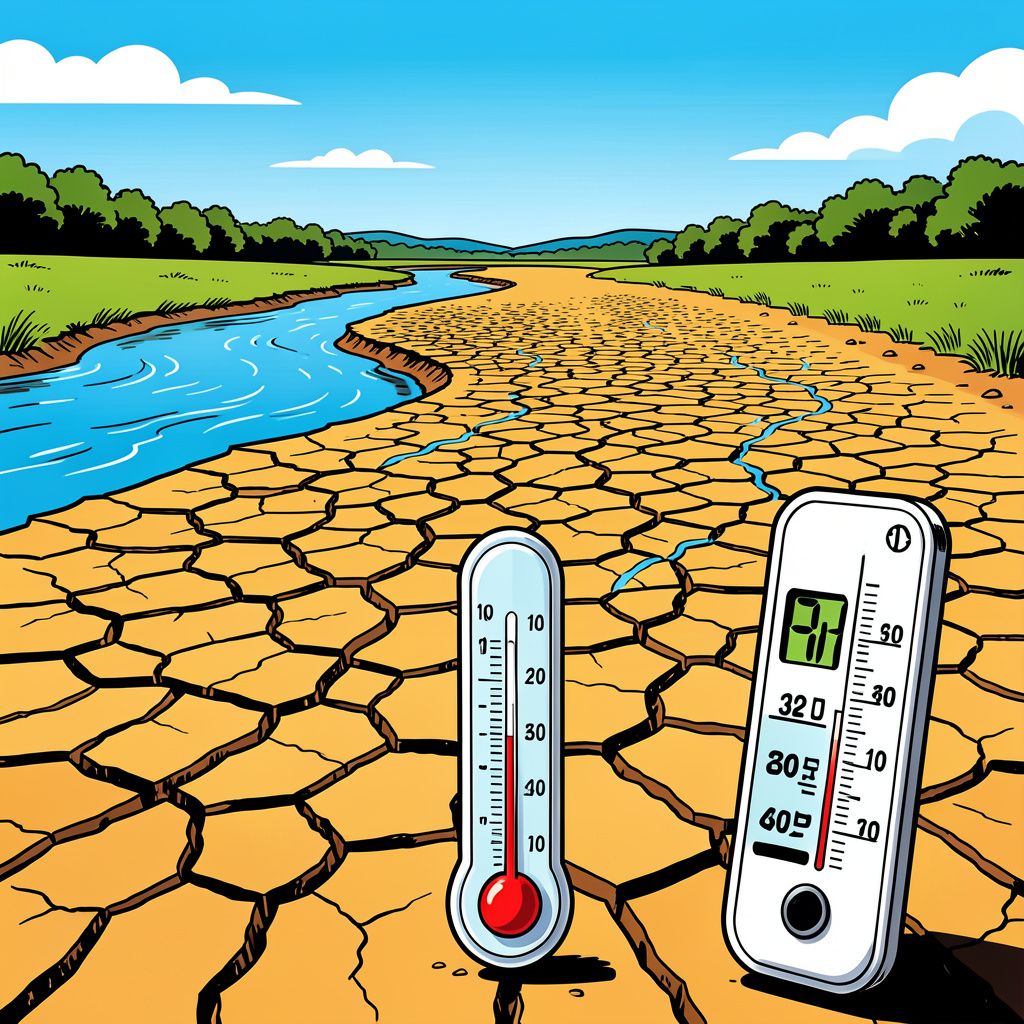 West-Europa droogt historisch snel uit na de warmste start van de zomer ooit.
