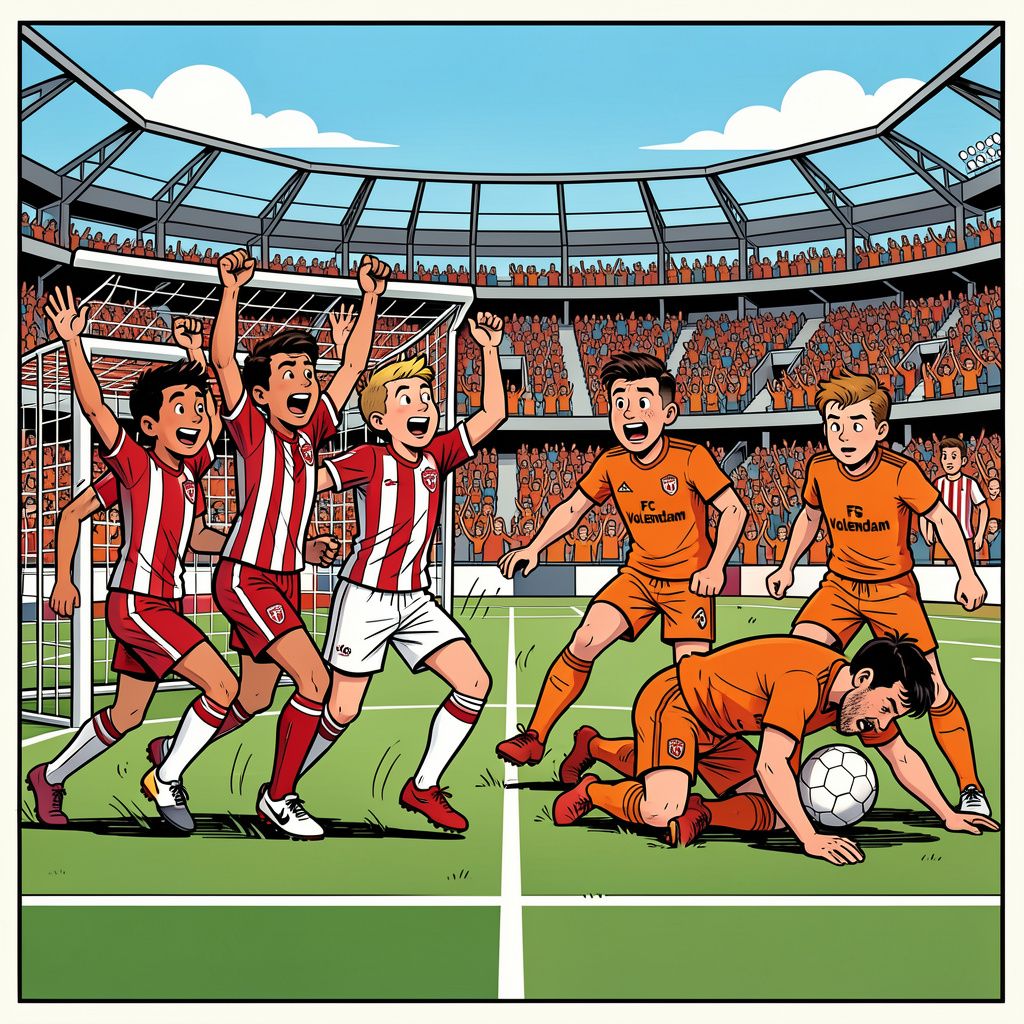 Jong PSV buigt achterstand in spectaculaire slotfase om en verslaat FC Volendam.