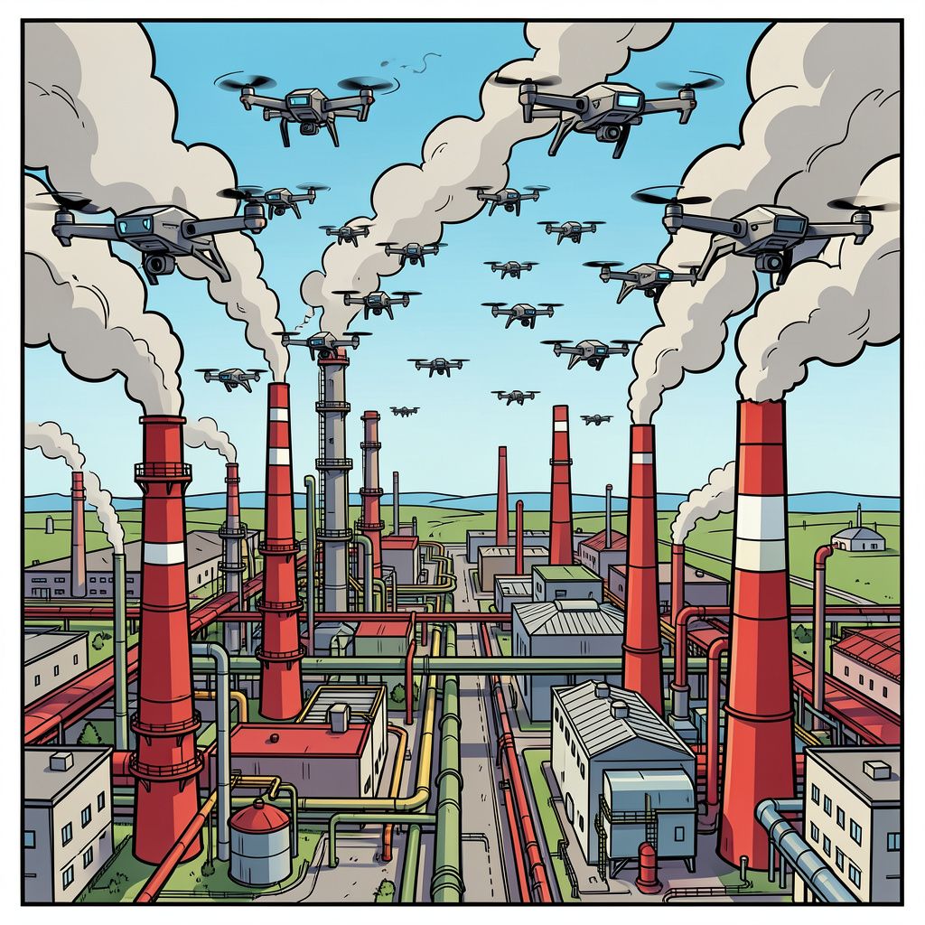 Oekraïense drones vliegen 1200 kilometer diep in Rusland en raken een cruciale industriestad.
