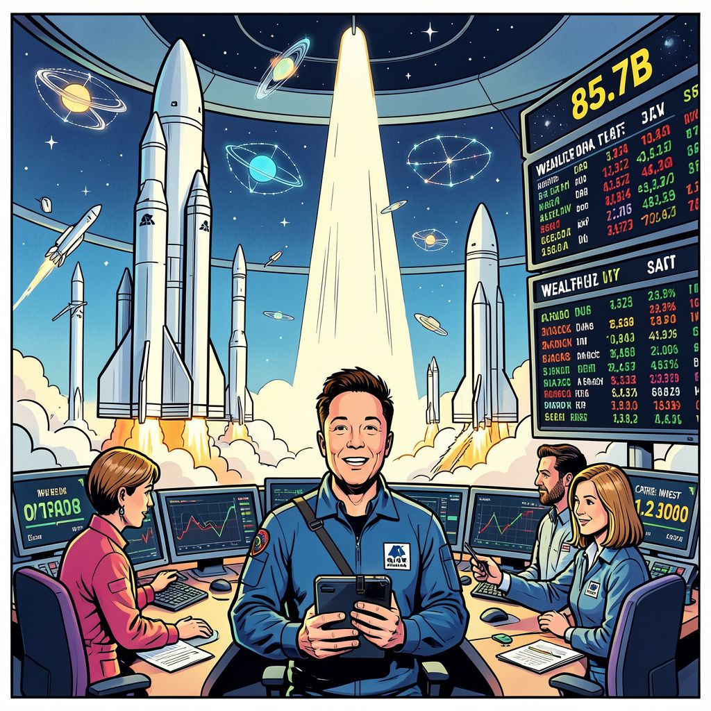 spacex gaat naar de beurs en maakt elon musk in één klap de eerste biljonair ter wereld