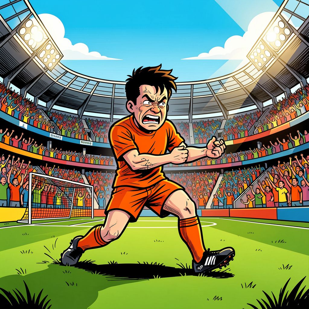 Micky van de Ven schreeuwt het uit van de pijn bij zwaarbevochten zege van Oranje.