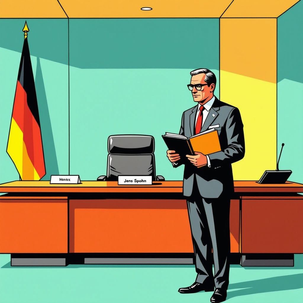 Bondskanselier Friedrich Merz schudt zijn kabinet op na het plotselinge vertrek van Jens Spahn.