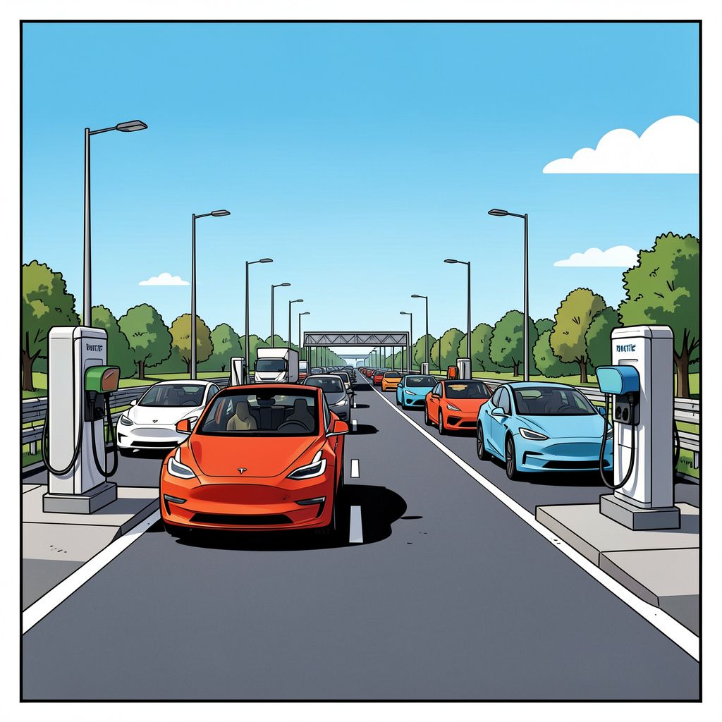 Elektrische auto's veroveren de Europese wegen met een spectaculaire groeispurt.