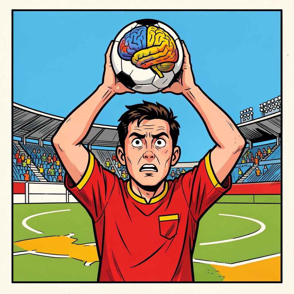 Amateurvoetballers krijgen direct hersenschade na elke kopbal