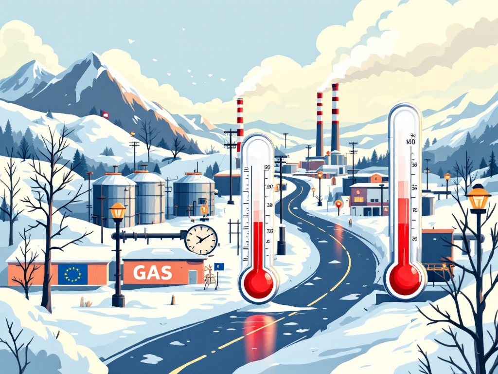 Gasvoorraden Europa slinken snel door koude winter