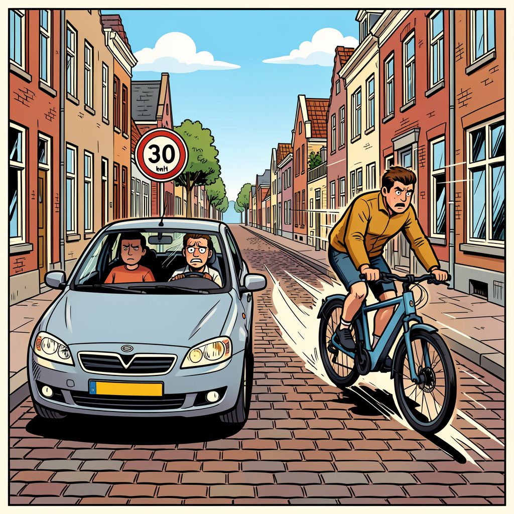 Nijmegen dwingt auto's vanaf september in de remmen maar boze bewoners vrezen inhalende fietsers.