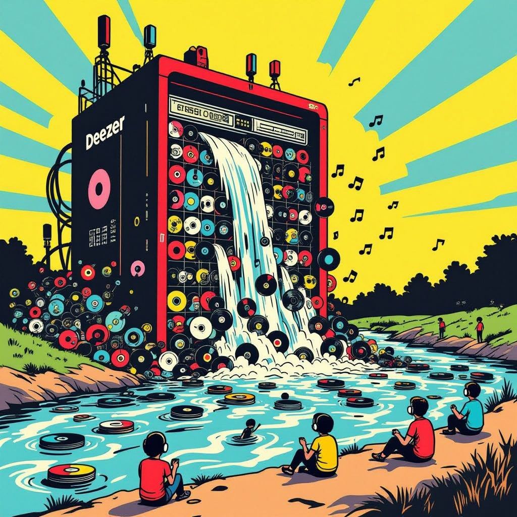 Kunstmatige intelligentie overstroomt Deezer met 75.000 nieuwe nummers per dag