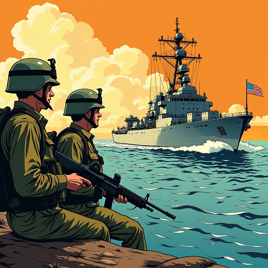 Amerikaanse mariniers staan klaar om binnen tien dagen Iran aan te vallen