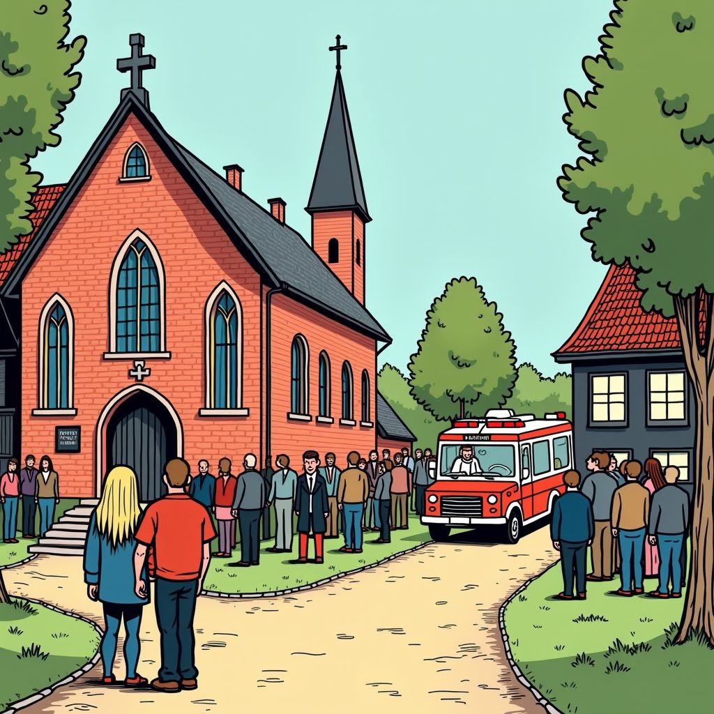 Elf mensen raken onwel tijdens uitvaart door koolmonoxide in Aartswoud