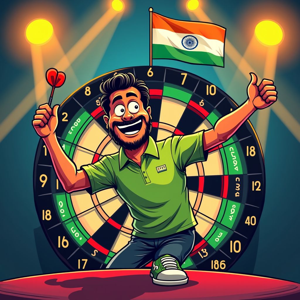 Indiase darter schrijft geschiedenis door eerste WK-zege ooit te pakken tegen Nederlander