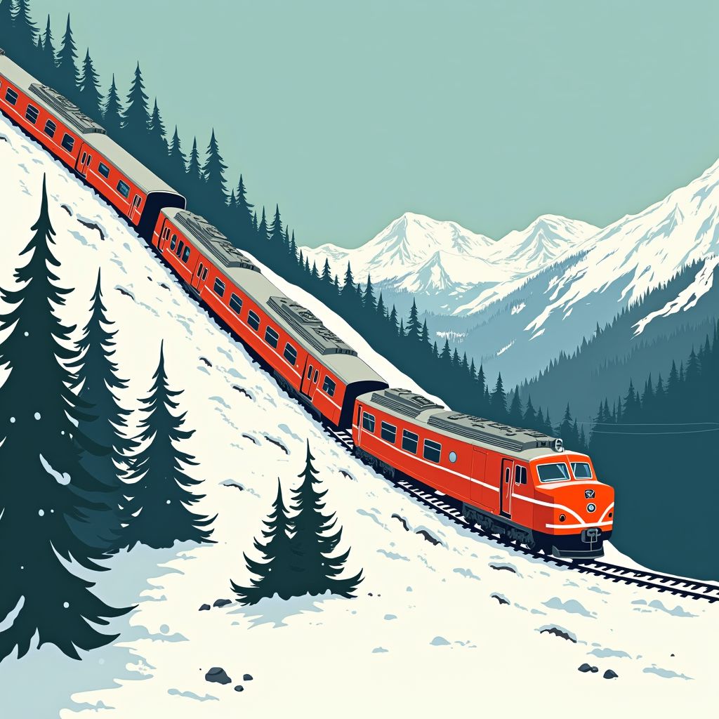 Lawine laat trein met 80 passagiers ontsporen in Zwitserse Alpen