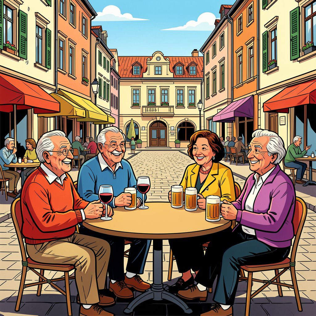 Ouderen en mannen houden de Europese alcoholcultuur stevig overeind.