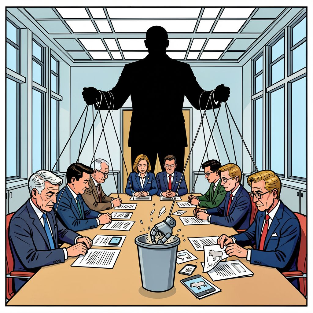 De Europese Commissie zwicht genadeloos voor de lobby van grote bedrijven.
