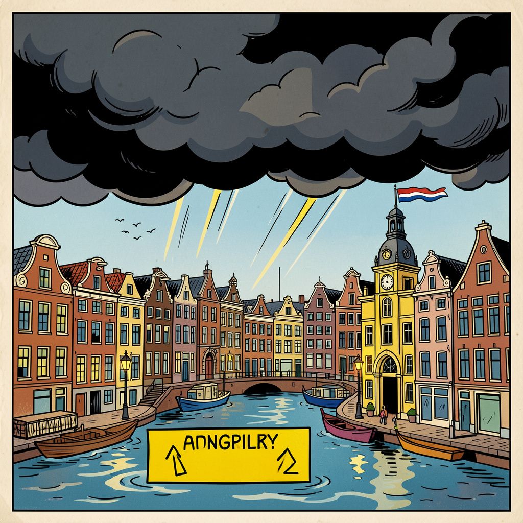 Het KNMI waarschuwt voor noodweer precies tijdens de nationale Dodenherdenking vanavond