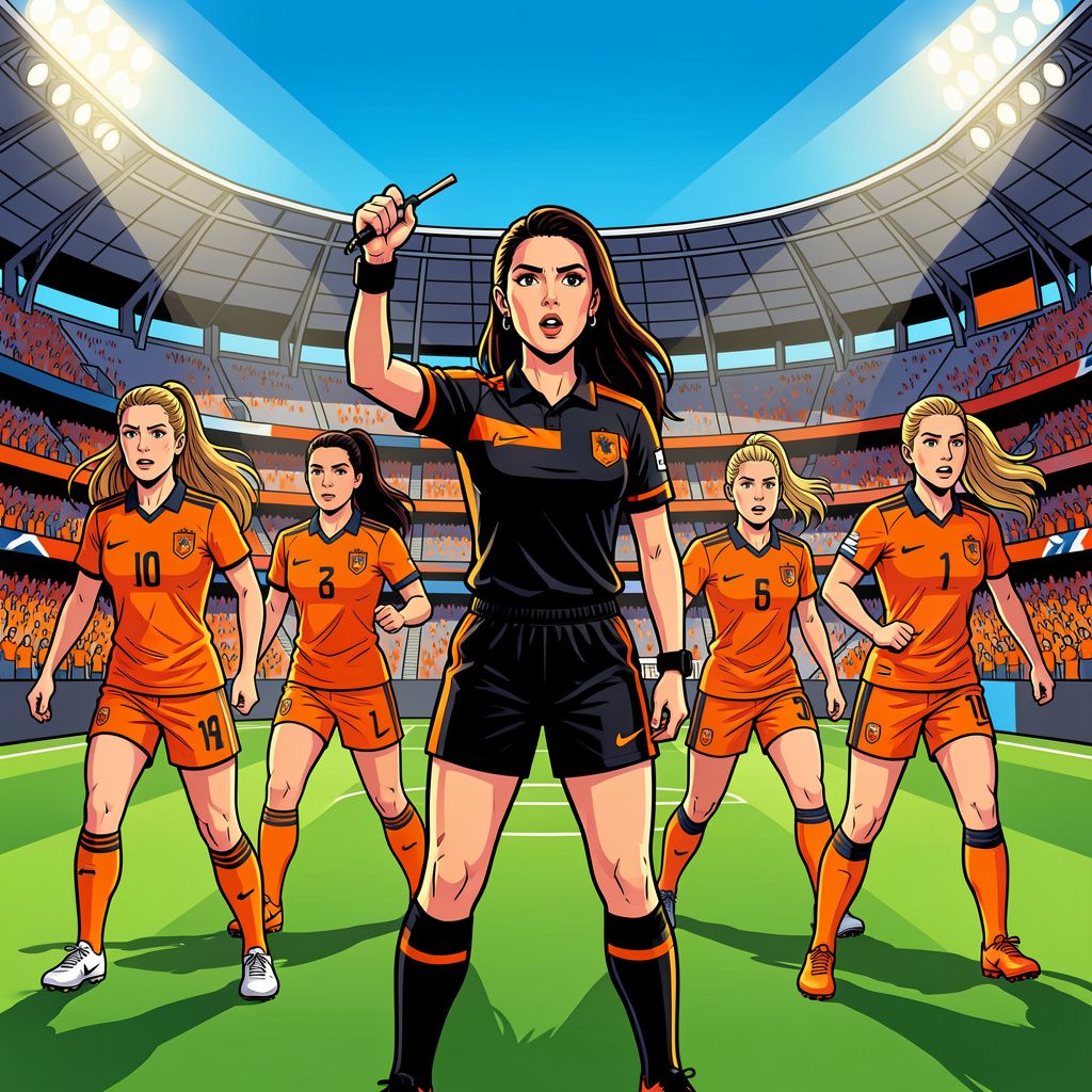 voor het eerst fluit een vrouw een wk-wedstrijd van oranje – en dat is groot nieuws