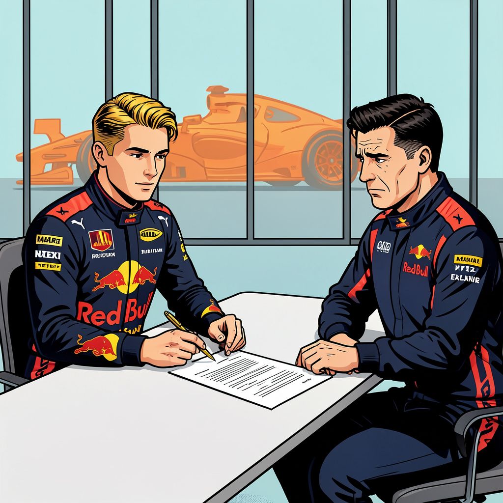 Max Verstappen gebruikt geruchten over McLaren om een megacontract af te dwingen bij Red Bull.