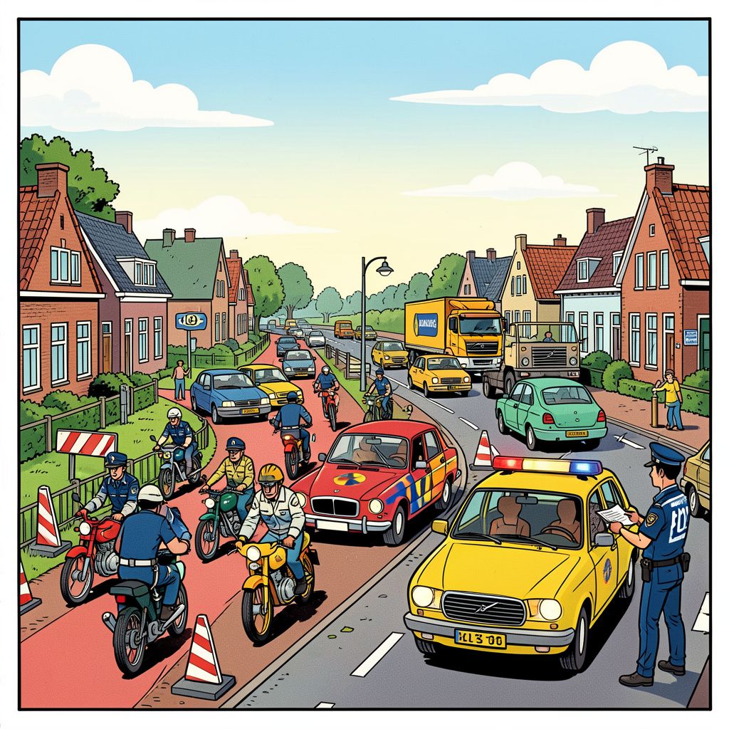 Politie grijpt hard in na verkeerschaos door gesloten Vlaketunnel