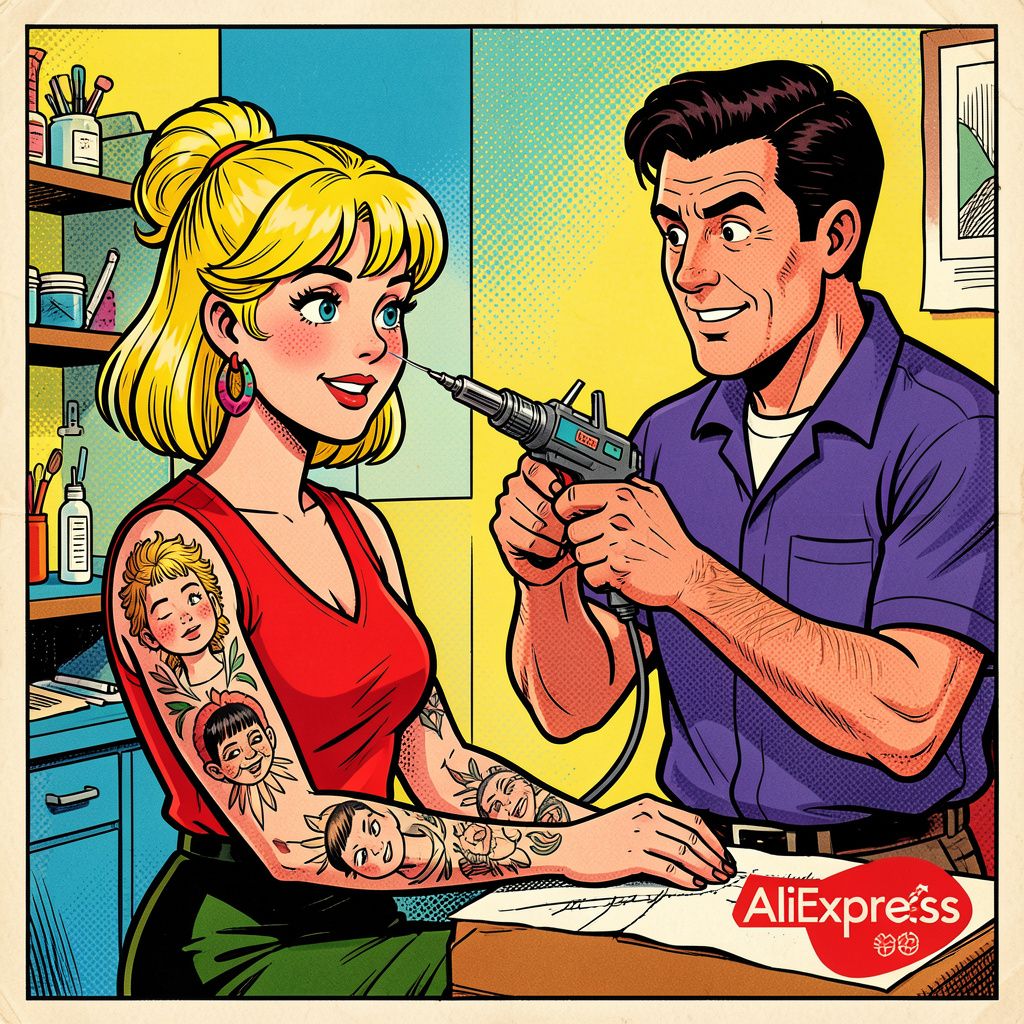 Ex-partner kocht tattoo-apparaat op AliExpress en dwong vrouw 250 keer zijn naam te laten tatoeëren