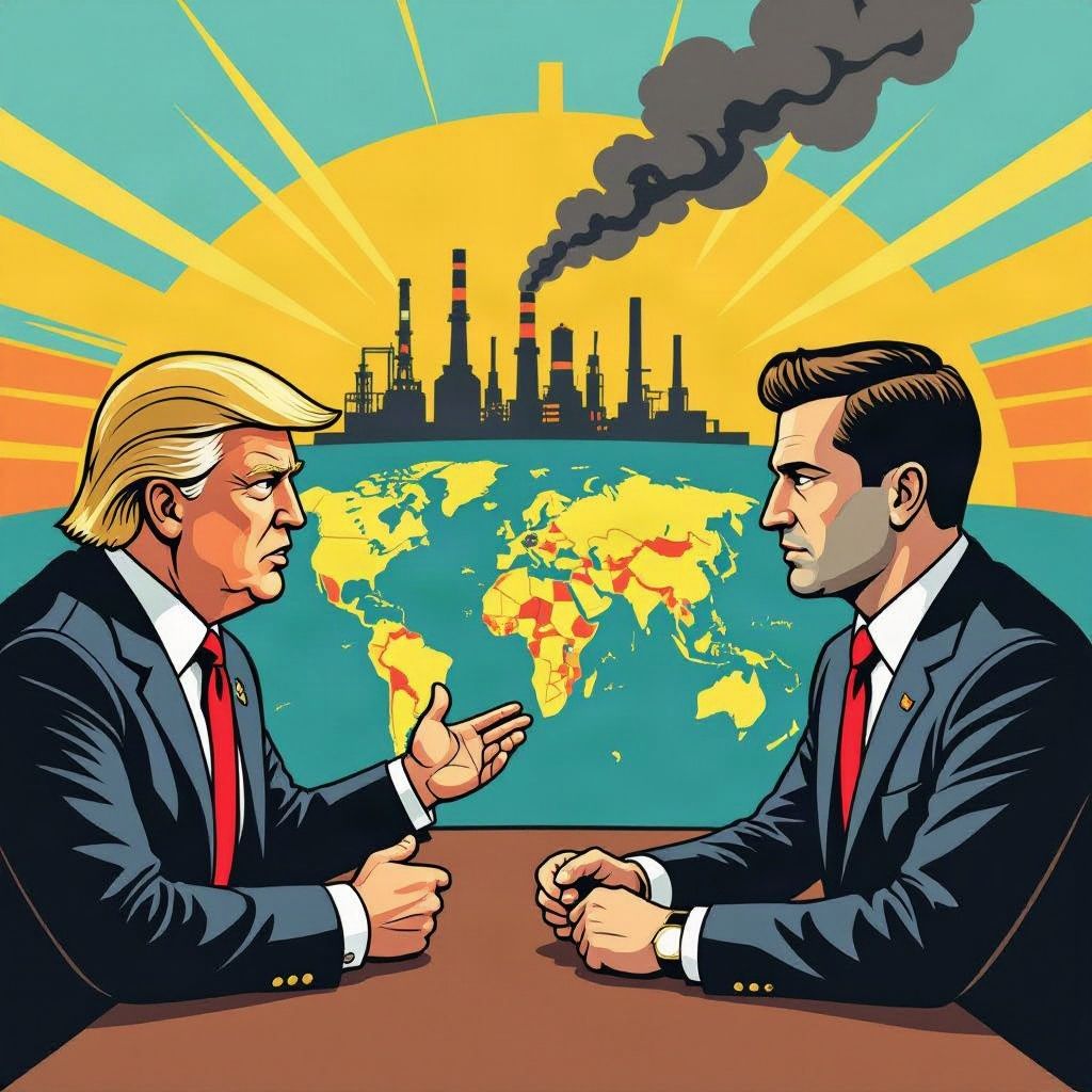 Donald Trump vraagt Oekraïne te stoppen met het bombarderen van Russische olieraffinaderijen.