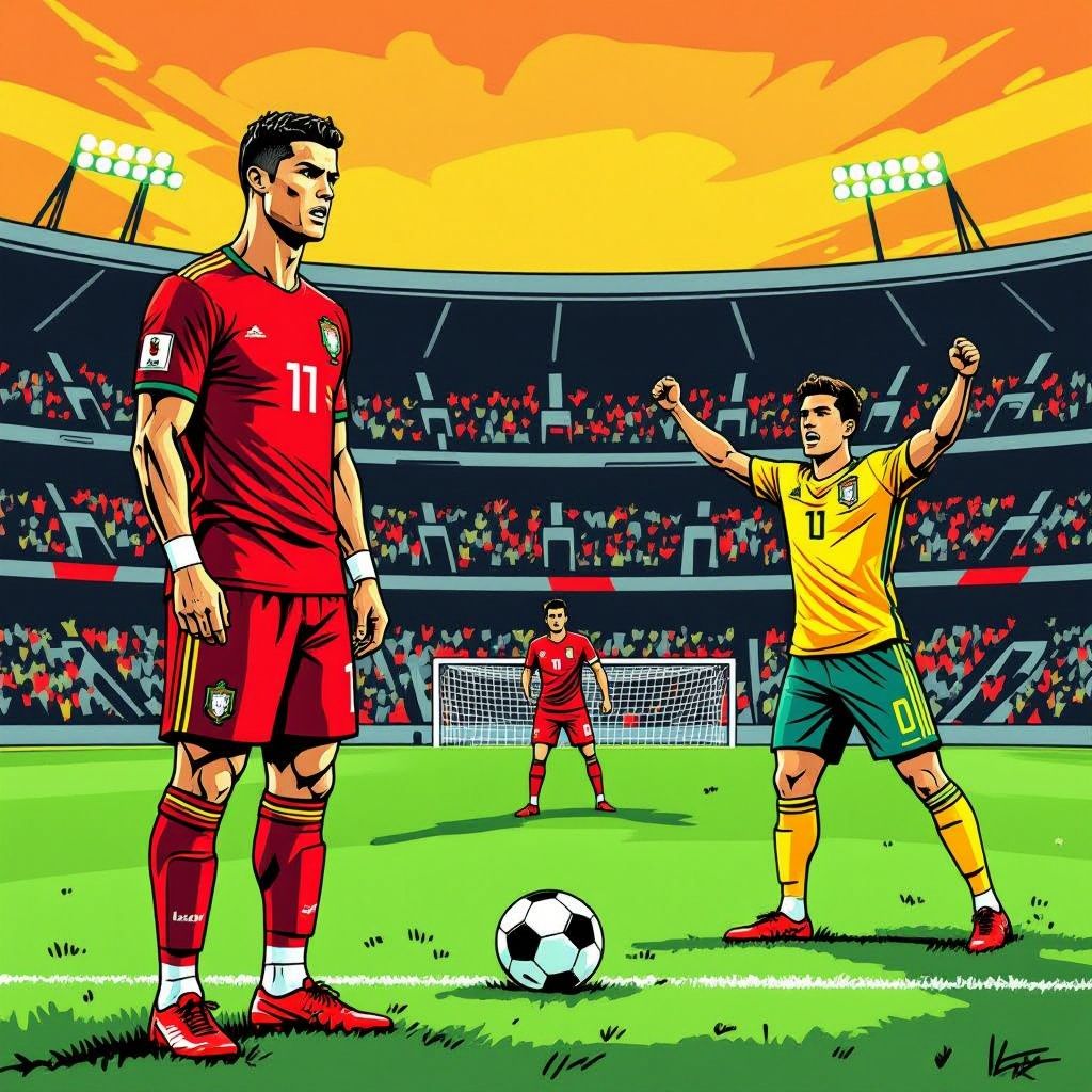 Spanje slaat diep in blessuretijd toe en stuurt Cristiano Ronaldo definitief naar huis.