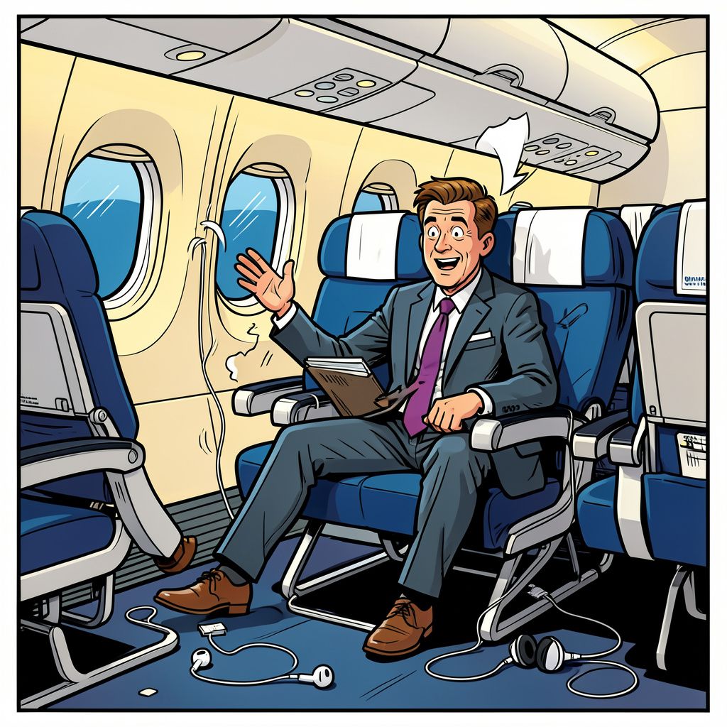 United Airlines gooit je er vanaf april 2026 uit als je geen oordopjes gebruikt tijdens de vlucht