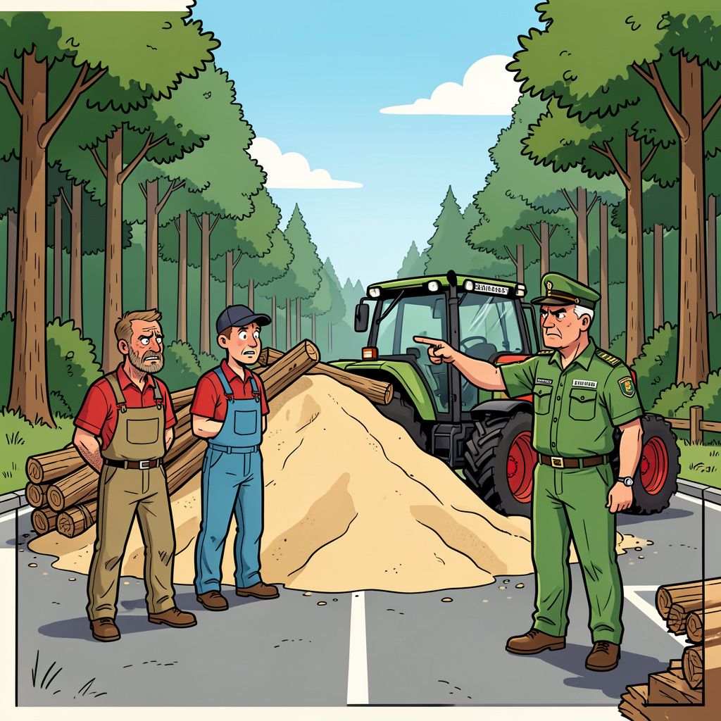 Staatsbosbeheer eist dat protesterende boeren hun gedumpte zandberg in het Springendal snel weer opruimen.