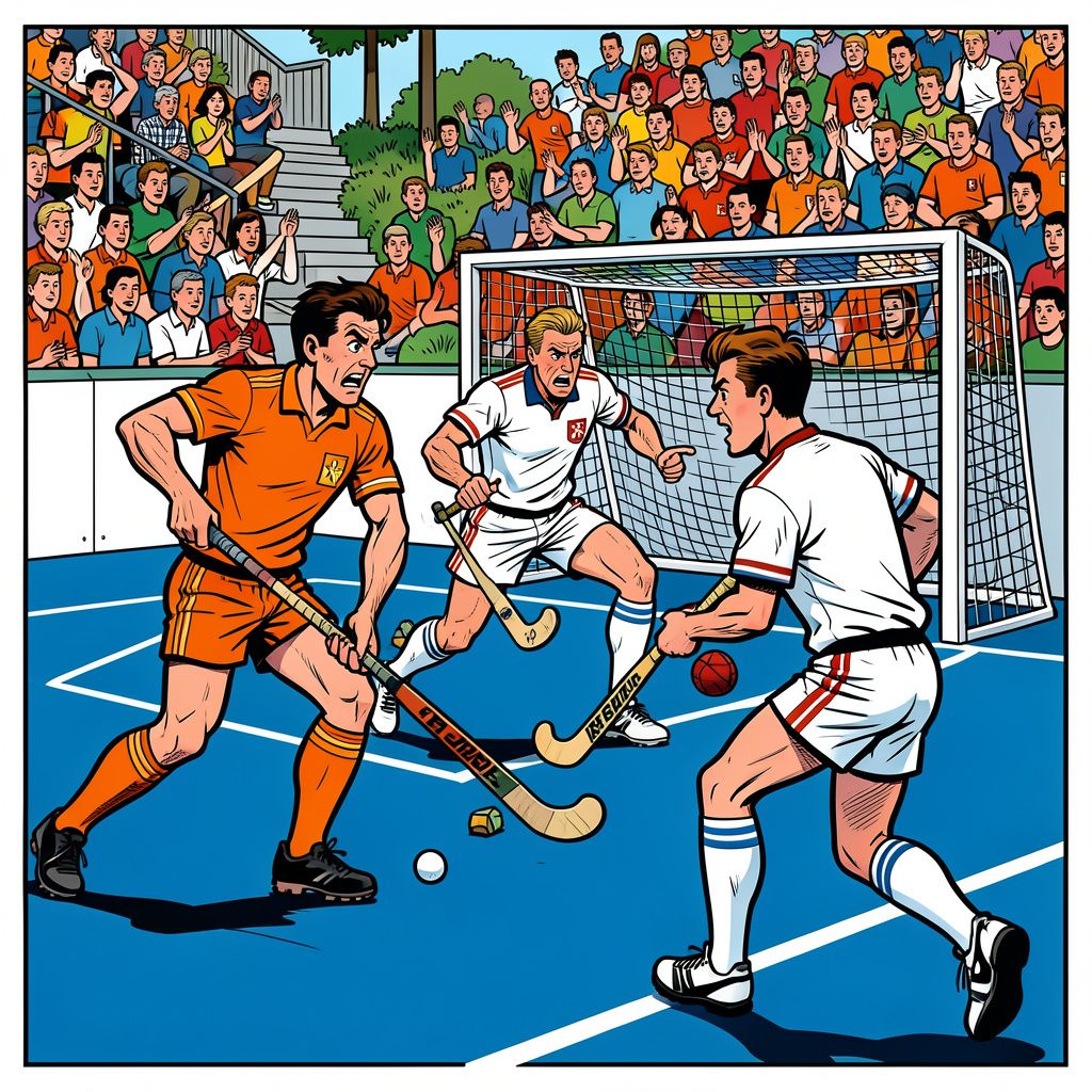 Oranje bereikt de halve finale van het WK hockey na een zinderend gelijkspel tegen Engeland.