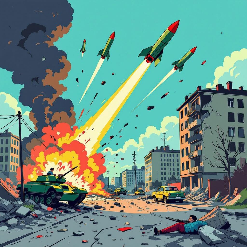 Rusland kondigt nieuwe bombardementen op Kiev aan na incident in Loehansk.